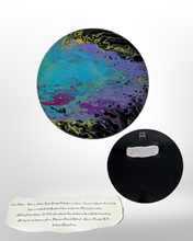 Load image into Gallery viewer, Acrylic Flow Art on vinyl, Resin Coated - Handmade By Lisa