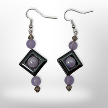 Load image into Gallery viewer, Hematite, Earrings -Echo of a Stone