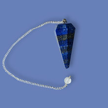 Load image into Gallery viewer, Lapis lazuli, Pendulum &amp; Dowsing kit