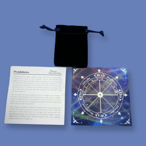 Lapis lazuli, Pendulum & Dowsing kit