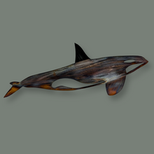 Load image into Gallery viewer, Orca, Metal Art