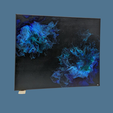 Into the void- Acrylic pour canvas wall art - Sundays are for Art