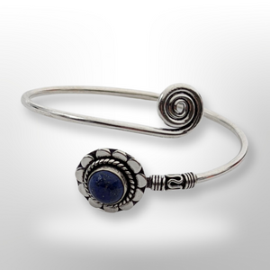 925 Sterling Silver, Lapis Lazuli, Bracelet.