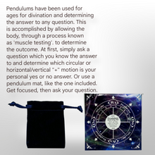 Load image into Gallery viewer, Citrine Pendulum &amp; Dowsing kit