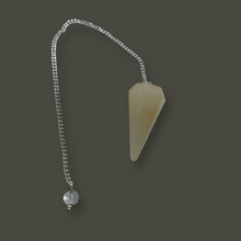 Load image into Gallery viewer, Citrine Pendulum &amp; Dowsing kit