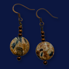 Load image into Gallery viewer, Antique Copper, Earrings - Spare Time Creations