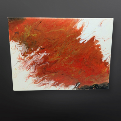 Light Flames, Acrylic Pour Canvas Wall Art local pick up