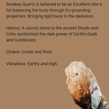 Load image into Gallery viewer, Earrings - Smokey Quartz