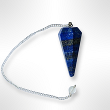 Load image into Gallery viewer, Lapis lazuli, Pendulum &amp; Dowsing kit