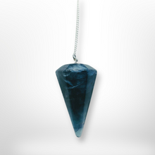 Load image into Gallery viewer, Rainbow Fluorite Pendulum &amp; Dowsing kit