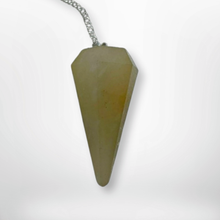 Load image into Gallery viewer, Citrine Pendulum &amp; Dowsing kit