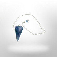 Load image into Gallery viewer, Rainbow Fluorite Pendulum &amp; Dowsing kit