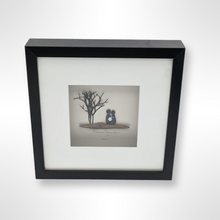 Load image into Gallery viewer, Mom, Dad &amp; Baby Precious moment, Shadow box ,  - Beach Pebbles art local pick up