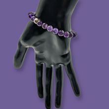 Load image into Gallery viewer, Amethyst &amp; Moonstone Bracelet -Echo of a Stone