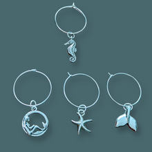 Load image into Gallery viewer, WINE GLASS CHARMS  -Echo of A Stone