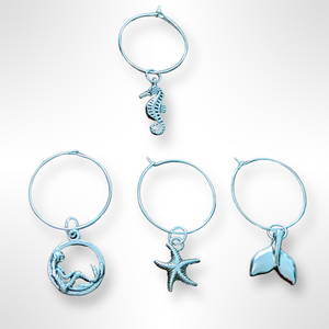 WINE GLASS CHARMS  -Echo of A Stone