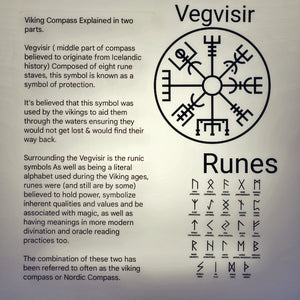 Viking Compass-Metal Art