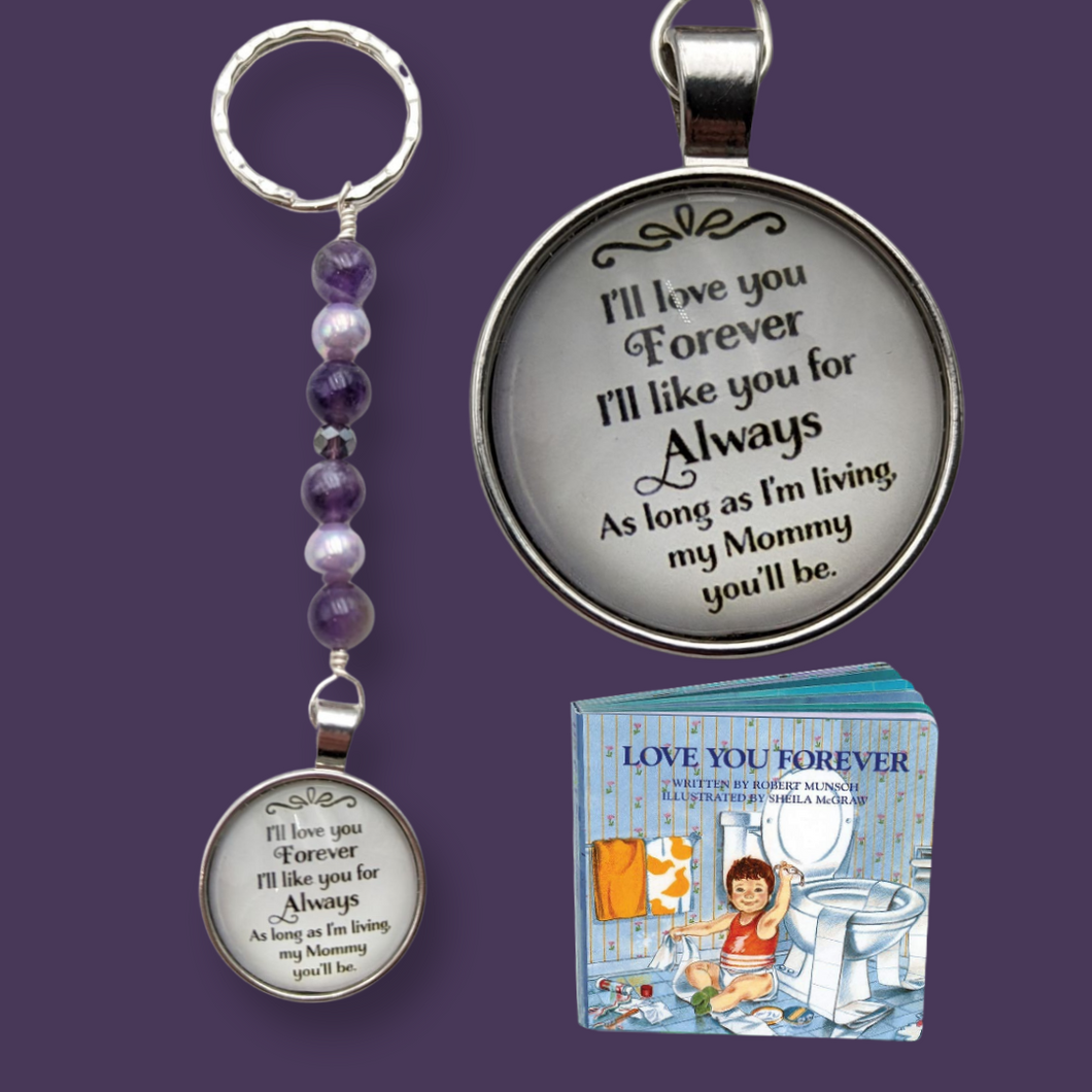 I love you forever , Mommy - Keychain