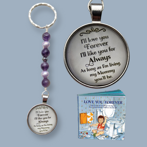 I love you forever , Mommy - Keychain