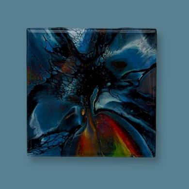 Acrylic Flow Trivet, Handmade by Lisa