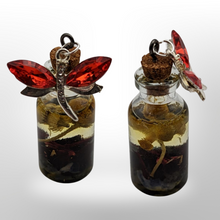 Load image into Gallery viewer, Creative Enlightenment -Bottle oil- Dragonfly Charm -Echo of a Stone