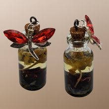 Load image into Gallery viewer, Creative Enlightenment -Bottle oil- Dragonfly Charm -Echo of a Stone