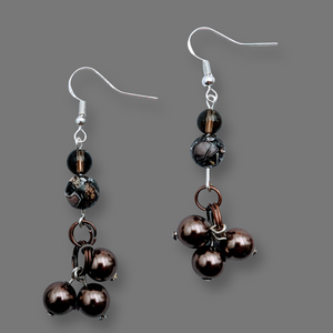 Earrings - Smokey Quartz