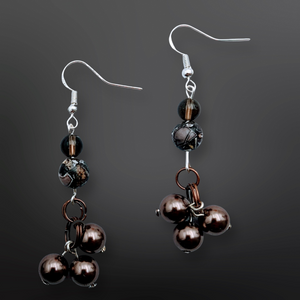 Earrings - Smokey Quartz