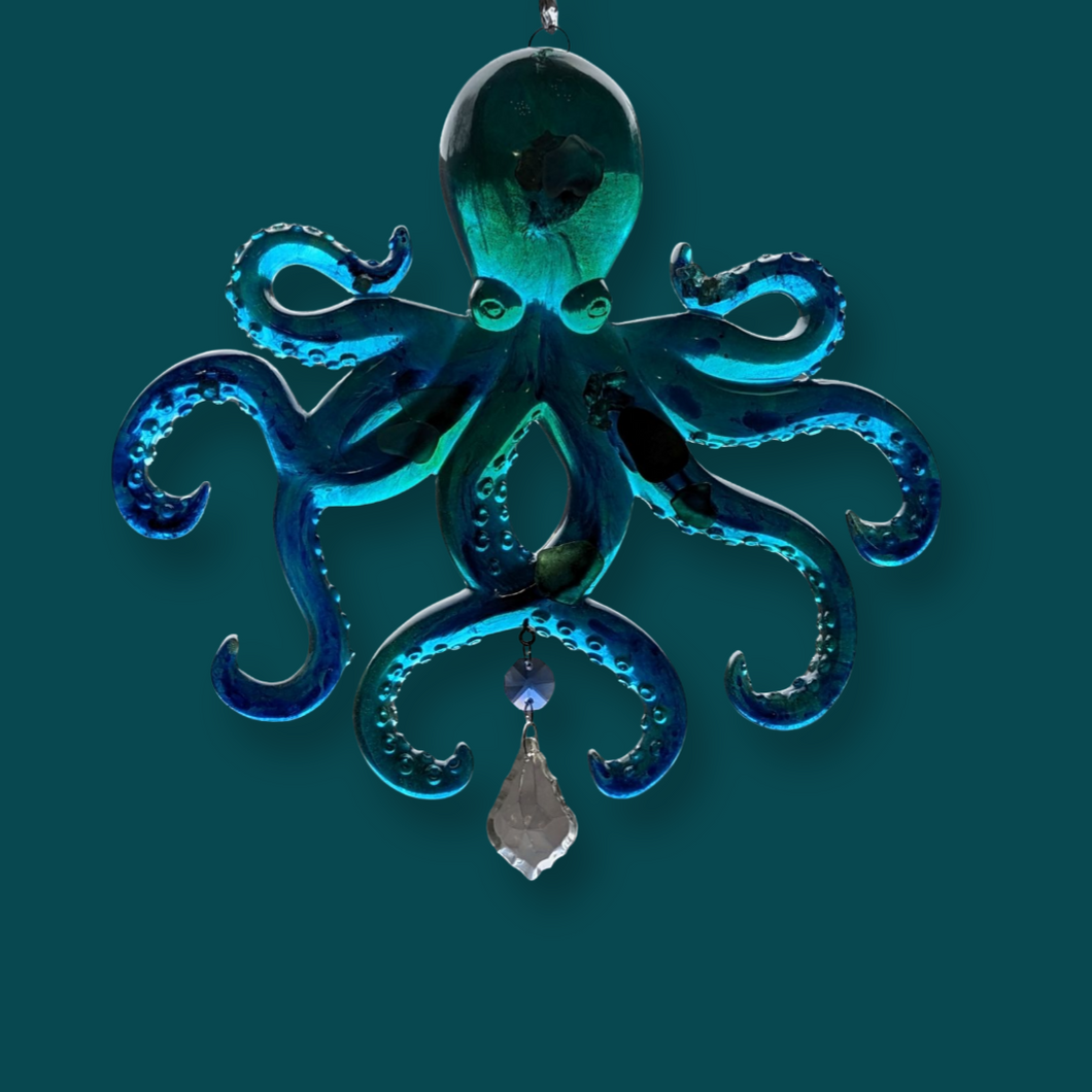 Octopus -Sun Catcher - Echo of a Stone