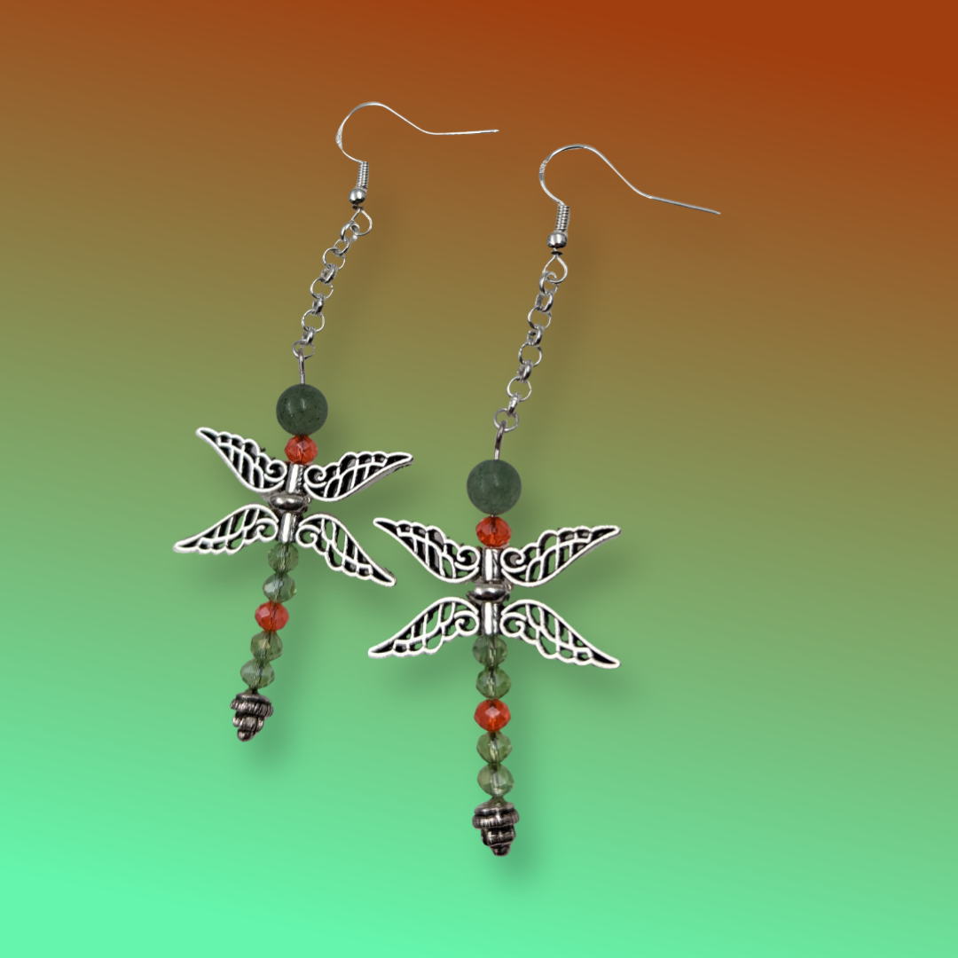 Dragonfly earrings on sale