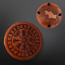 Load image into Gallery viewer, Viking Compass, Coaster - Echo of a Stone