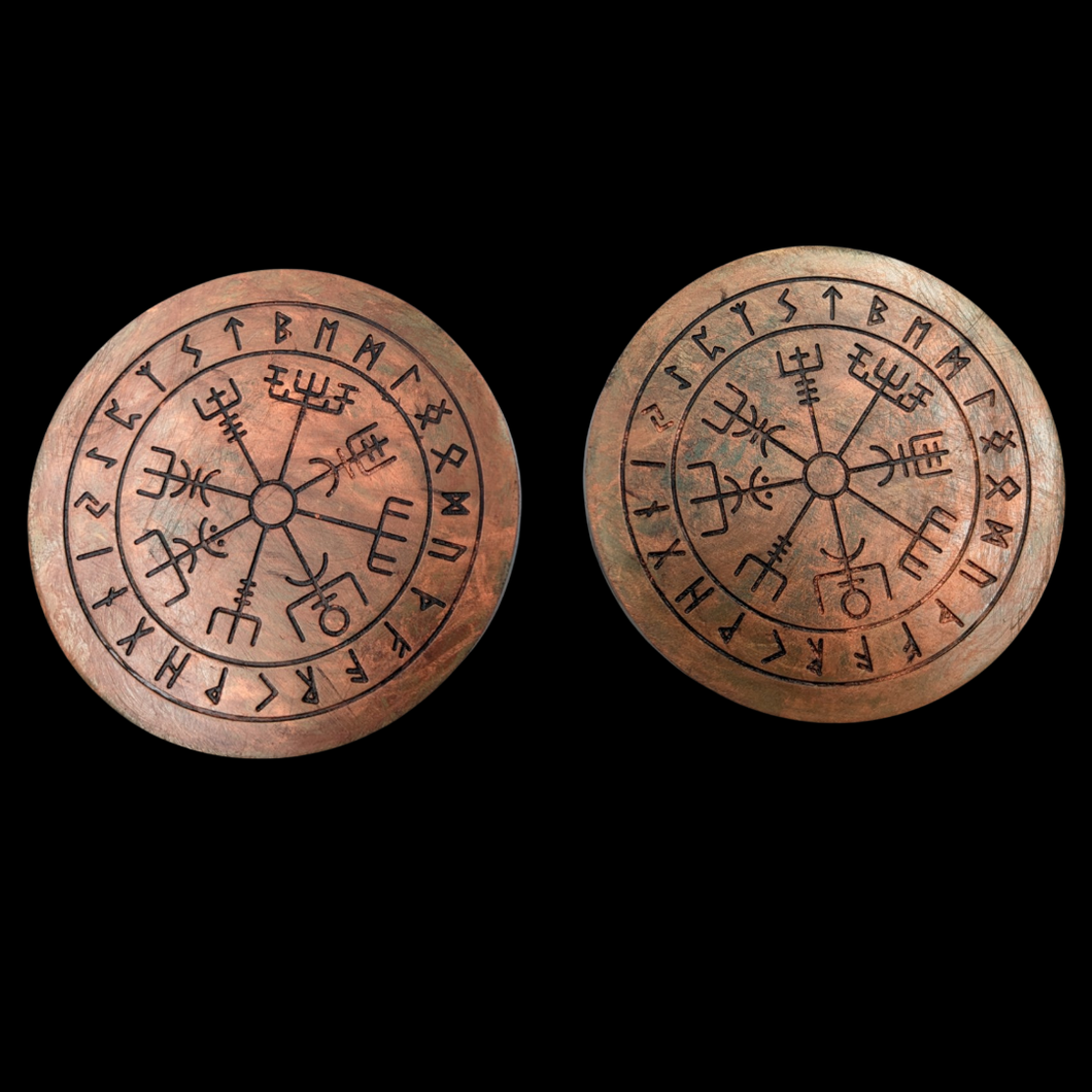 Viking Compass - Coasters - Echo of a Stone