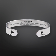 Load image into Gallery viewer, Hidden Inspirational Bracelet - Phoenix