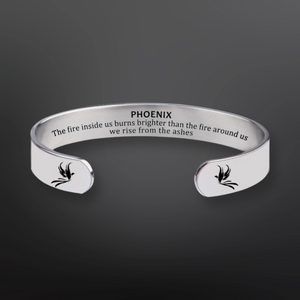 Hidden Inspirational Bracelet - Phoenix