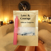 Load image into Gallery viewer, Manifestation Bath Salts - Love &amp; Courage